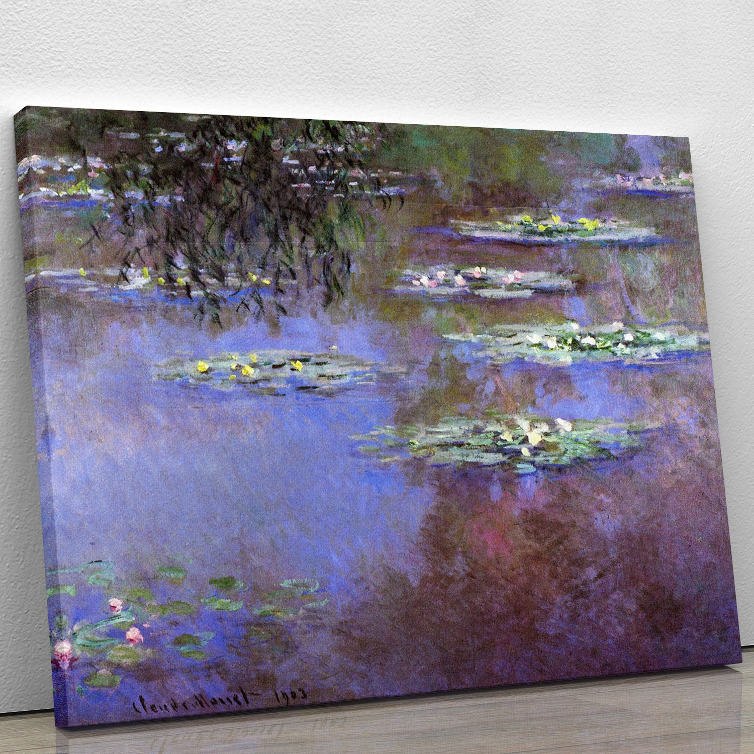 Sea roses 4 by Monet Canvas Print or Poster - Canvas Art Rocks - 1