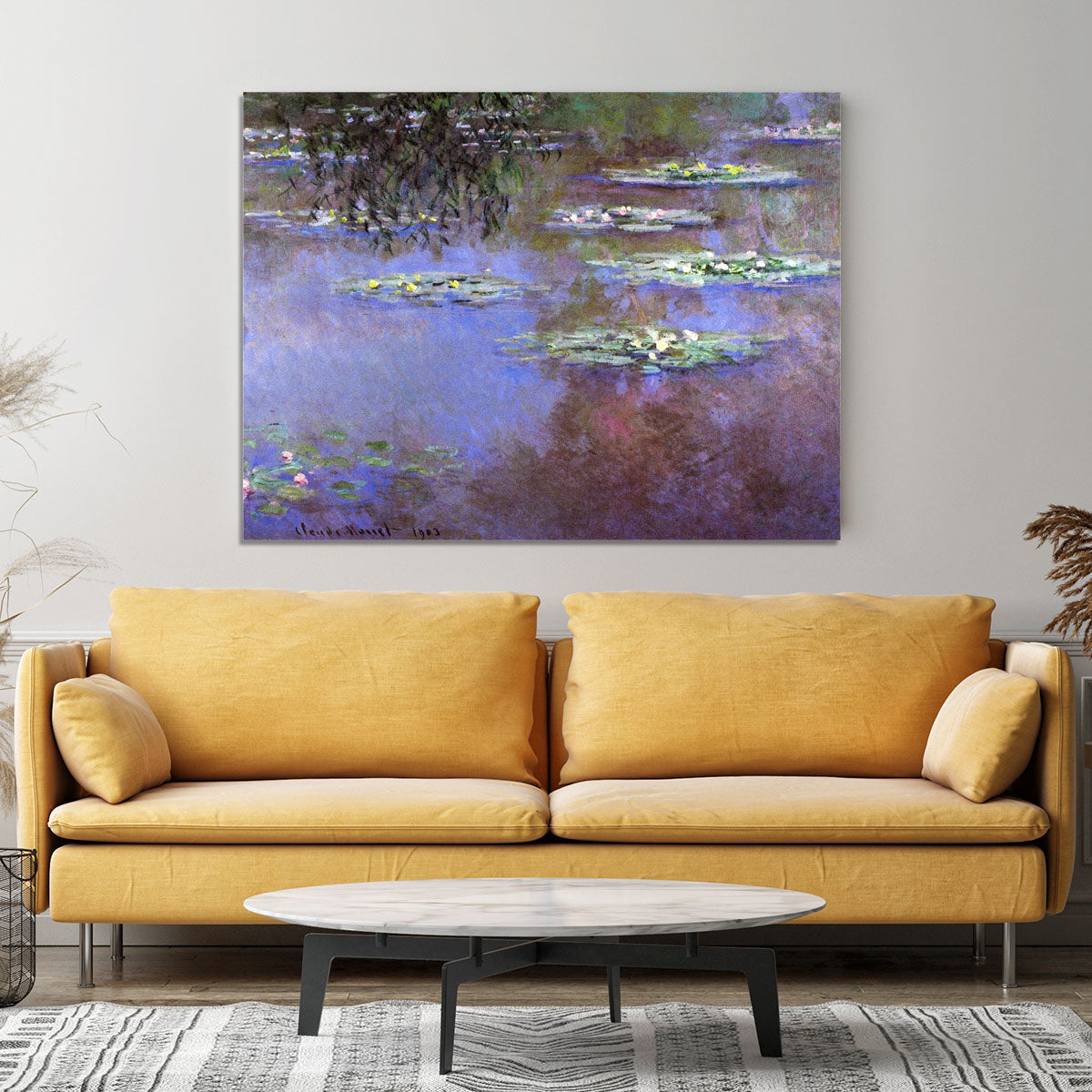 Sea roses 4 by Monet Canvas Print or Poster - Canvas Art Rocks - 4