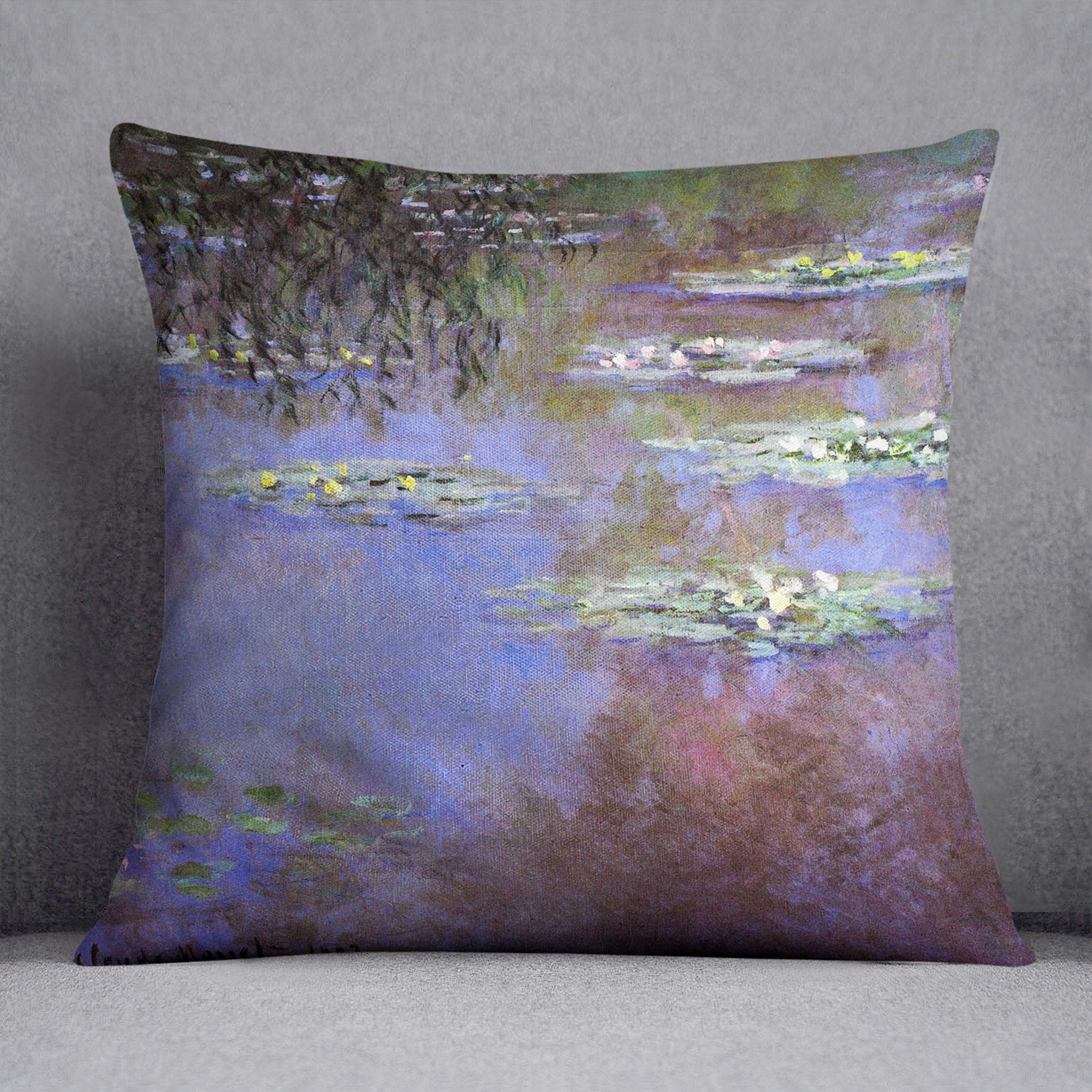 Sea roses 4 by Monet Cushion