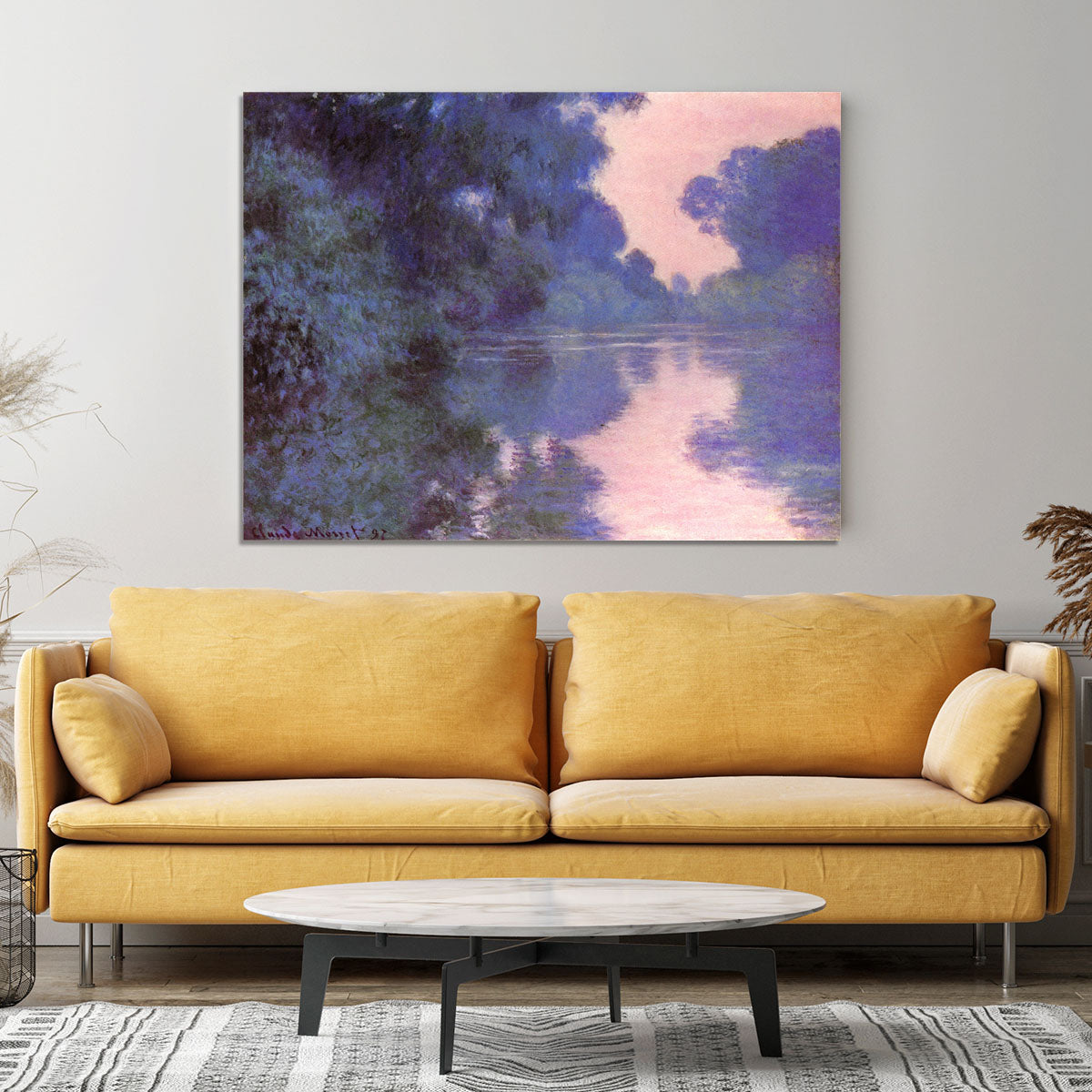 Seine arm at Giverny by Monet Canvas Print or Poster - Canvas Art Rocks - 4