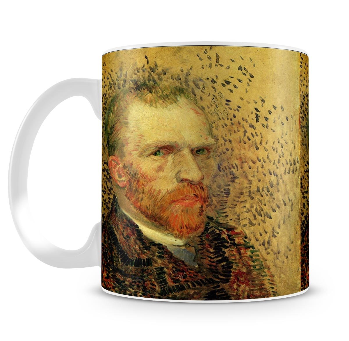 Self-Portrait 5 by Van Gogh Mug - Canvas Art Rocks - 4