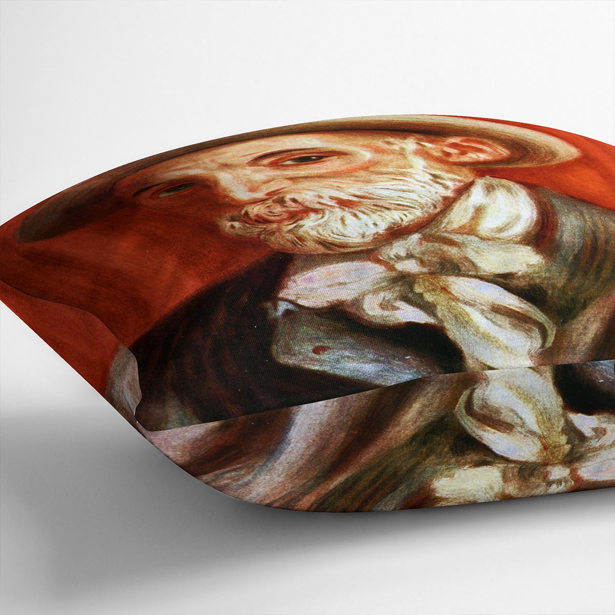 Self Portrait 1910 by Renoir Cushion