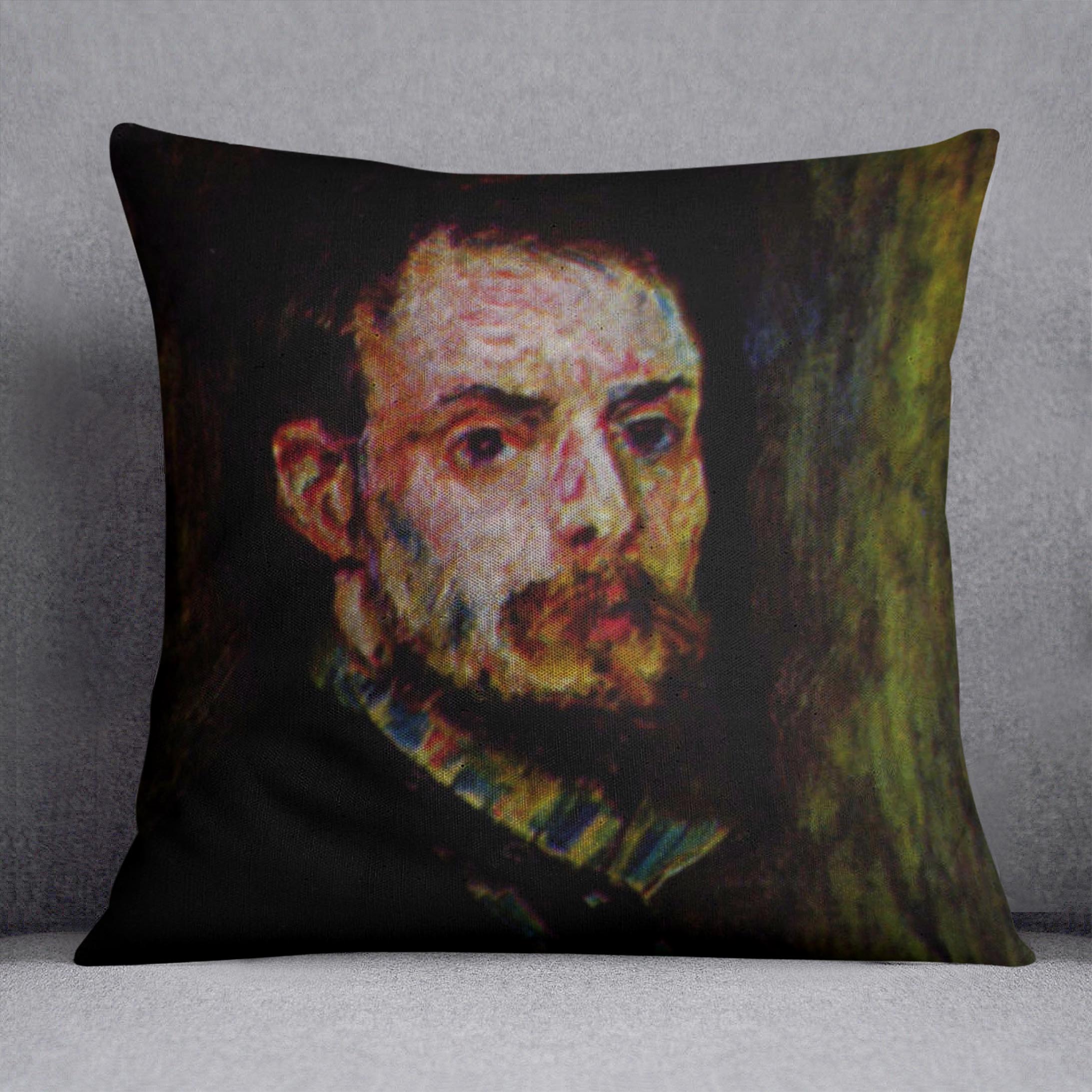 Self Portrait 2 by Renoir Cushion