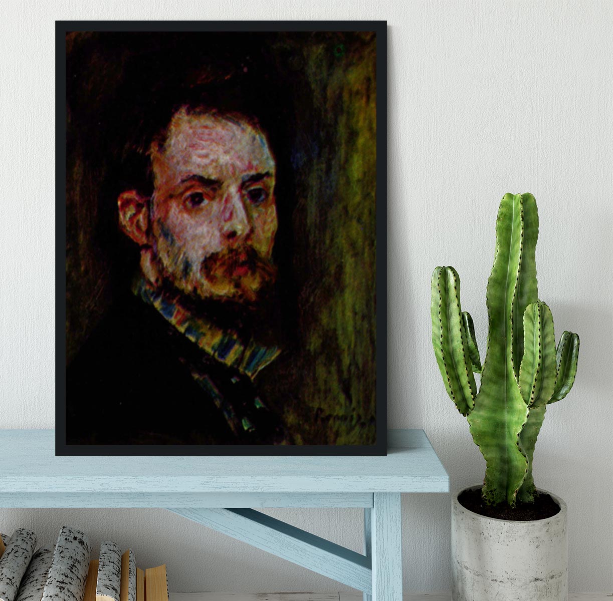Self Portrait 2 by Renoir Framed Print - Canvas Art Rocks - 2