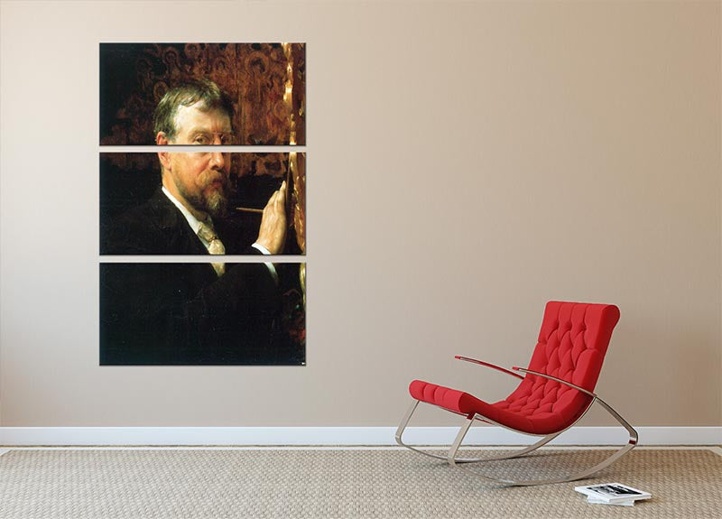 Self Portrait by Alma Tadema 3 Split Panel Canvas Print - Canvas Art Rocks - 2