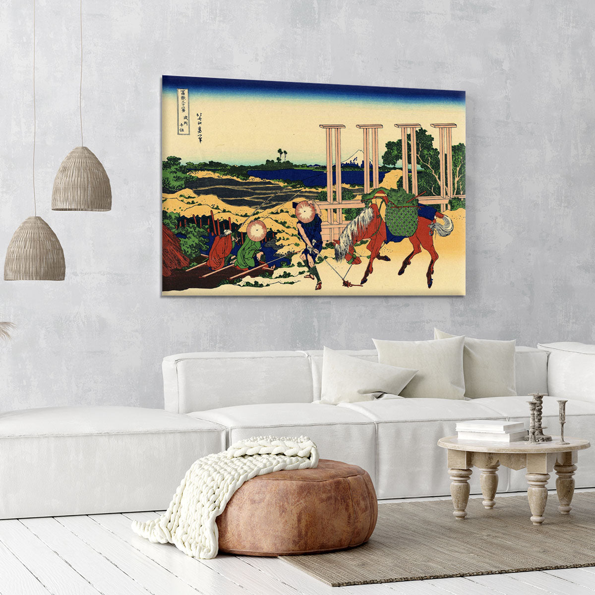 Senju by Hokusai Canvas Print or Poster - Canvas Art Rocks - 6