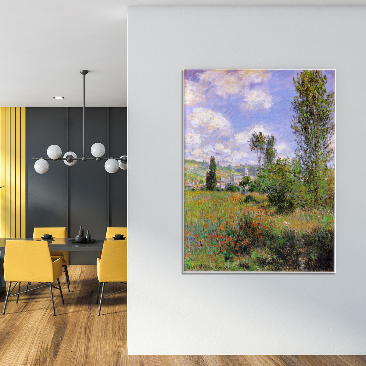 Sentier ile Saint Martin 1880 by Monet Canvas Print or Poster - Canvas Art Rocks - 4