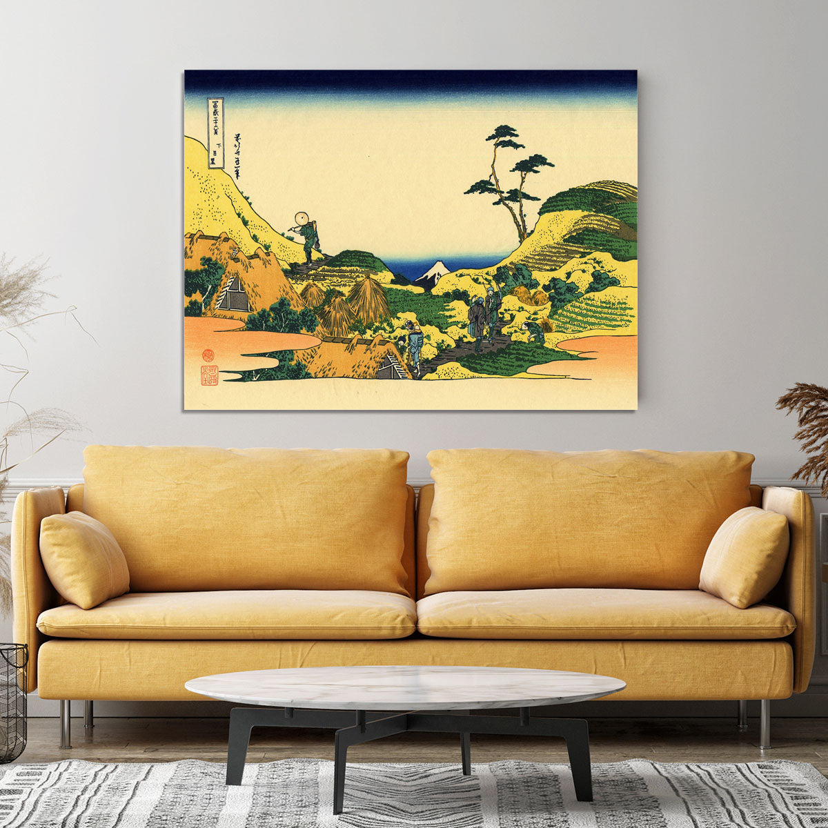 Shimomeguro by Hokusai Canvas Print or Poster - Canvas Art Rocks - 4