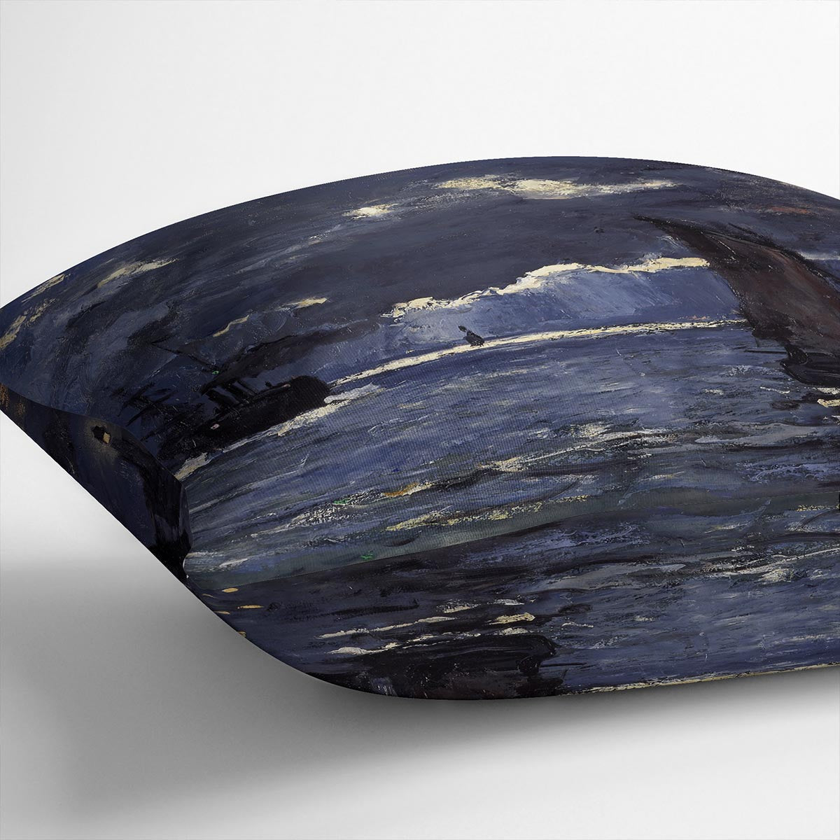 Shipping by Moonlight by Monet Cushion