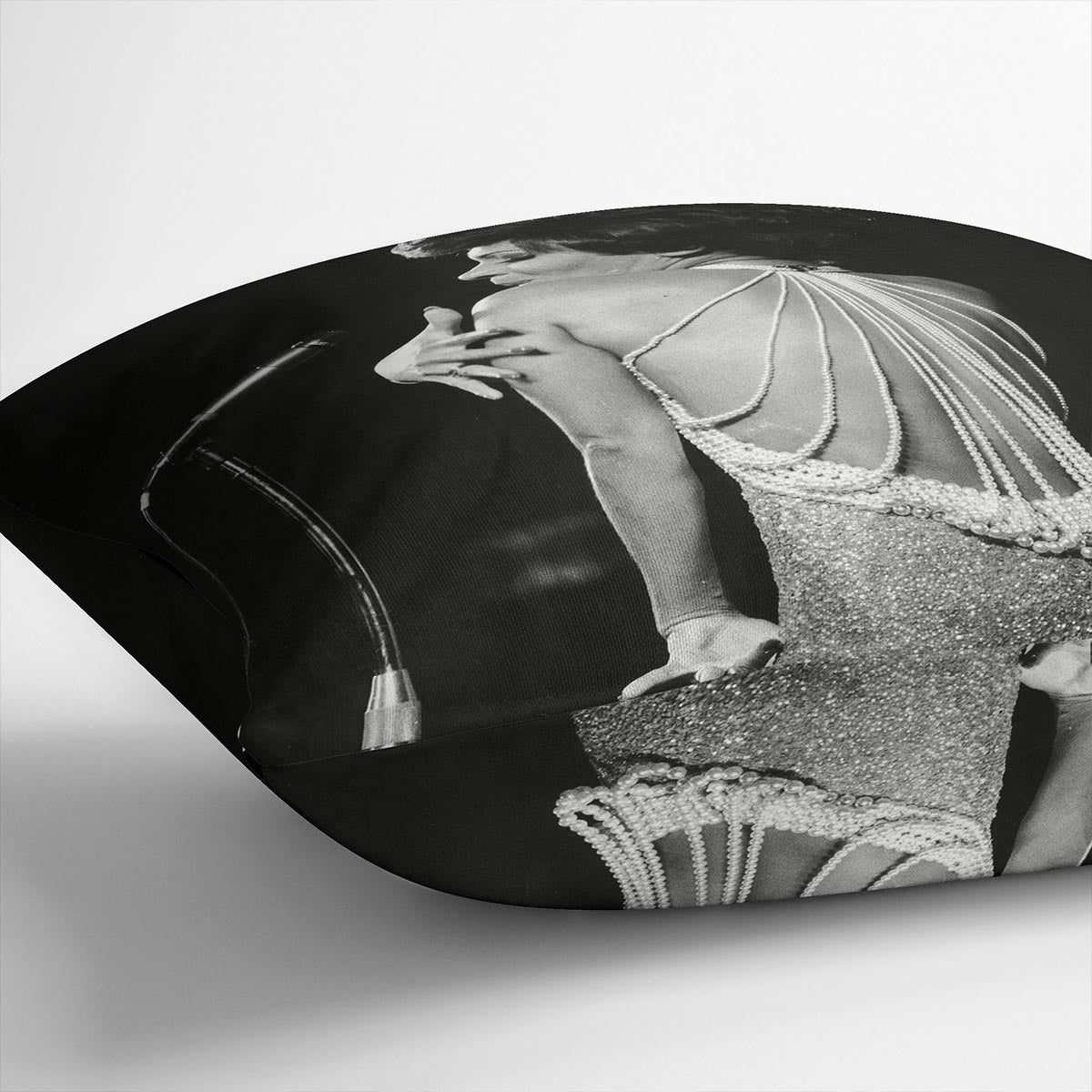 Shirley Bassey on stage Cushion