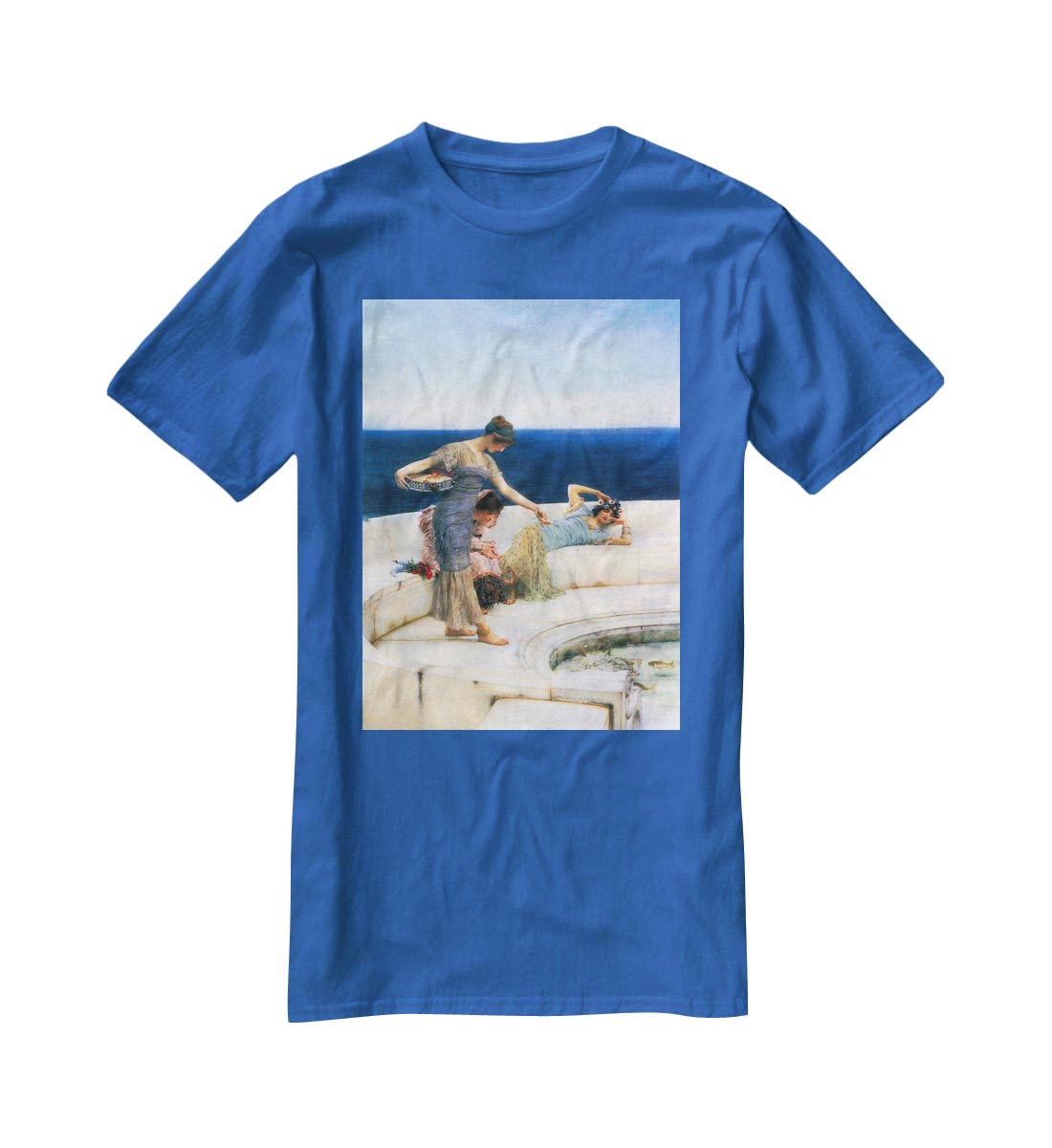 Silver Favorites by Alma Tadema T-Shirt - Canvas Art Rocks - 2