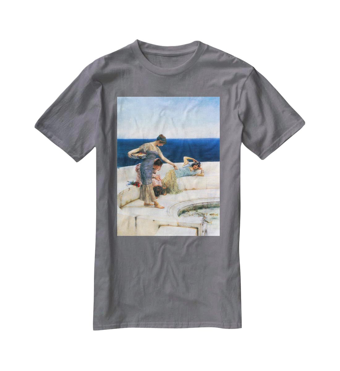 Silver Favorites by Alma Tadema T-Shirt - Canvas Art Rocks - 3