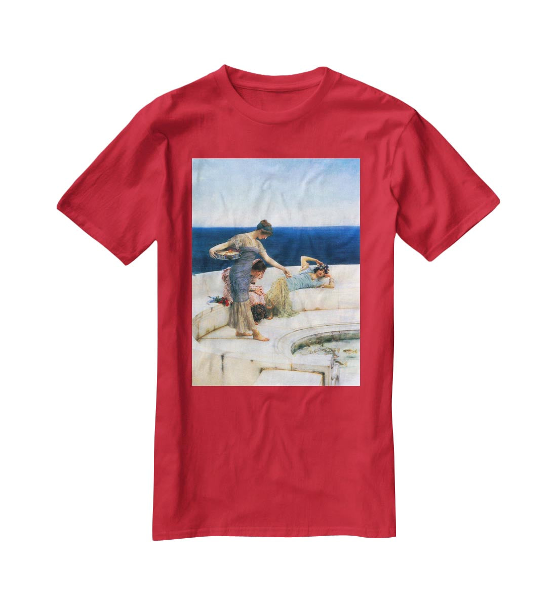 Silver Favorites by Alma Tadema T-Shirt - Canvas Art Rocks - 4