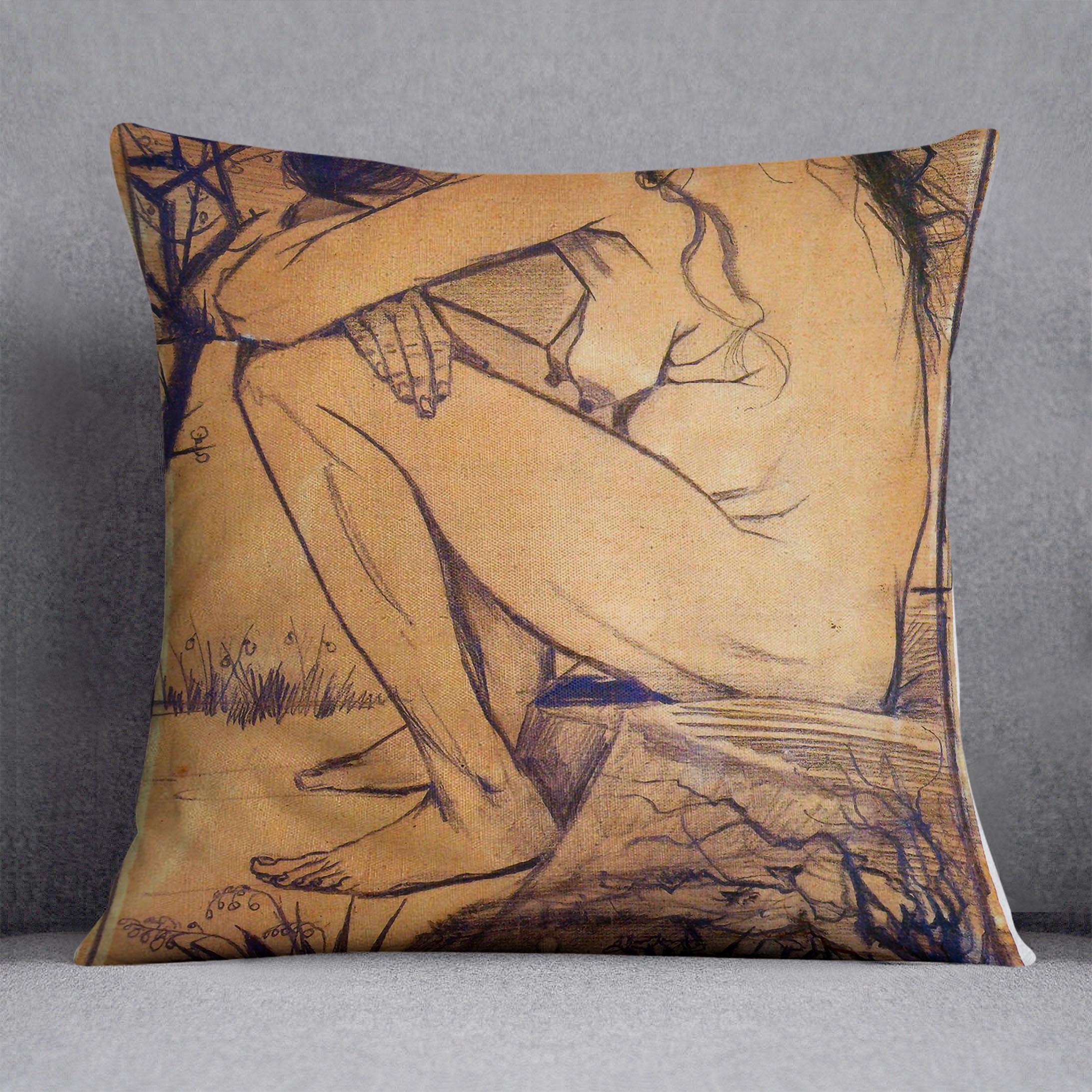 Sorrow by Van Gogh Cushion