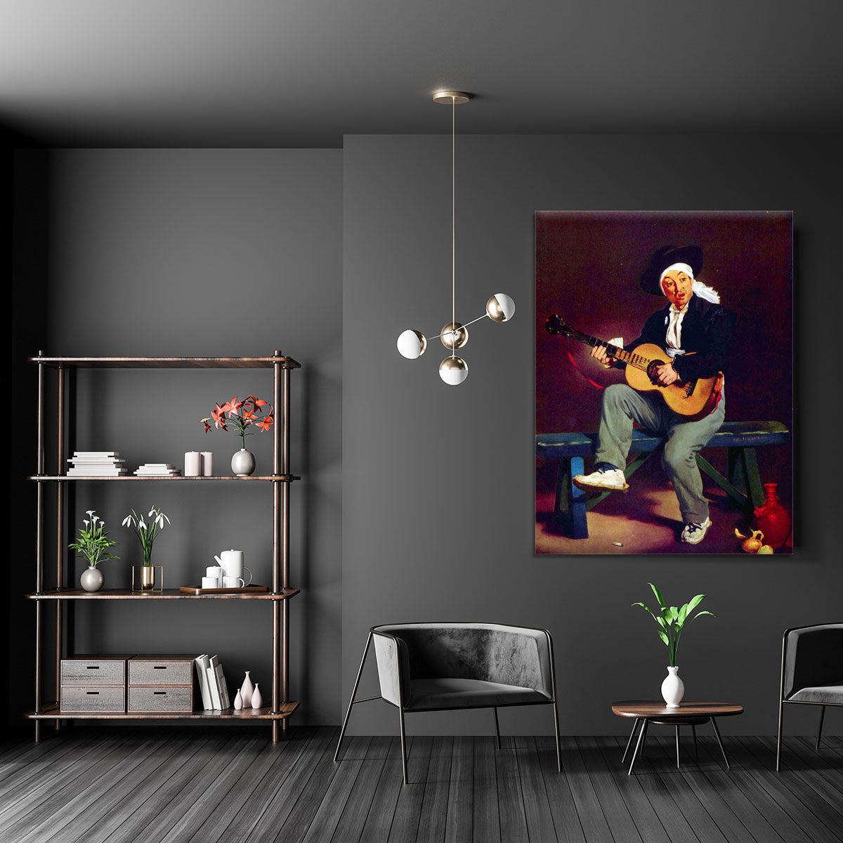 Spanish singer by Manet Canvas Print or Poster - Canvas Art Rocks - 5