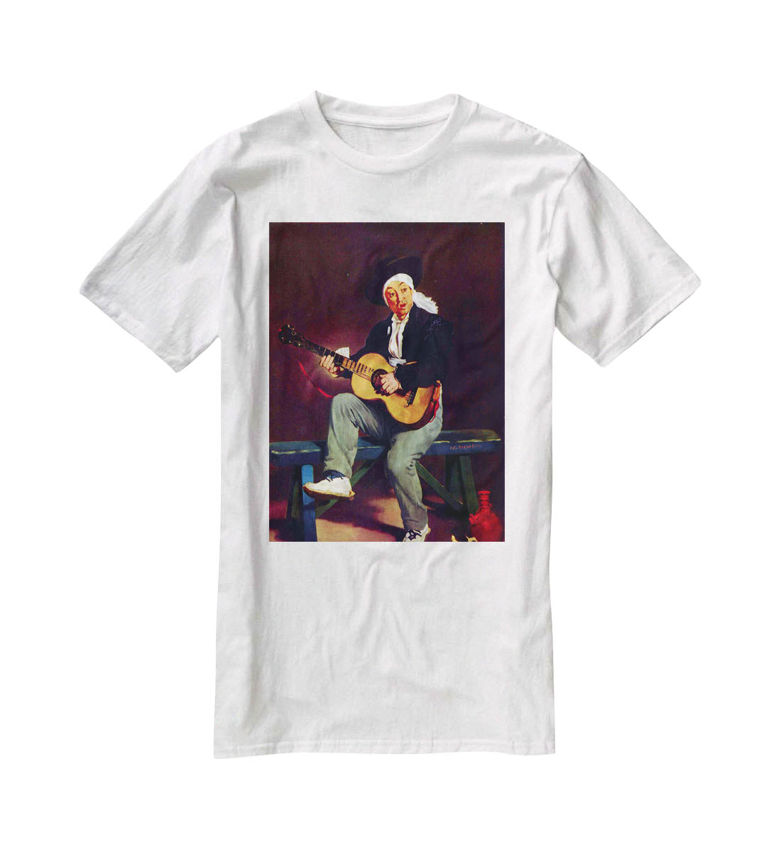 Spanish singer by Manet T-Shirt - Canvas Art Rocks - 5