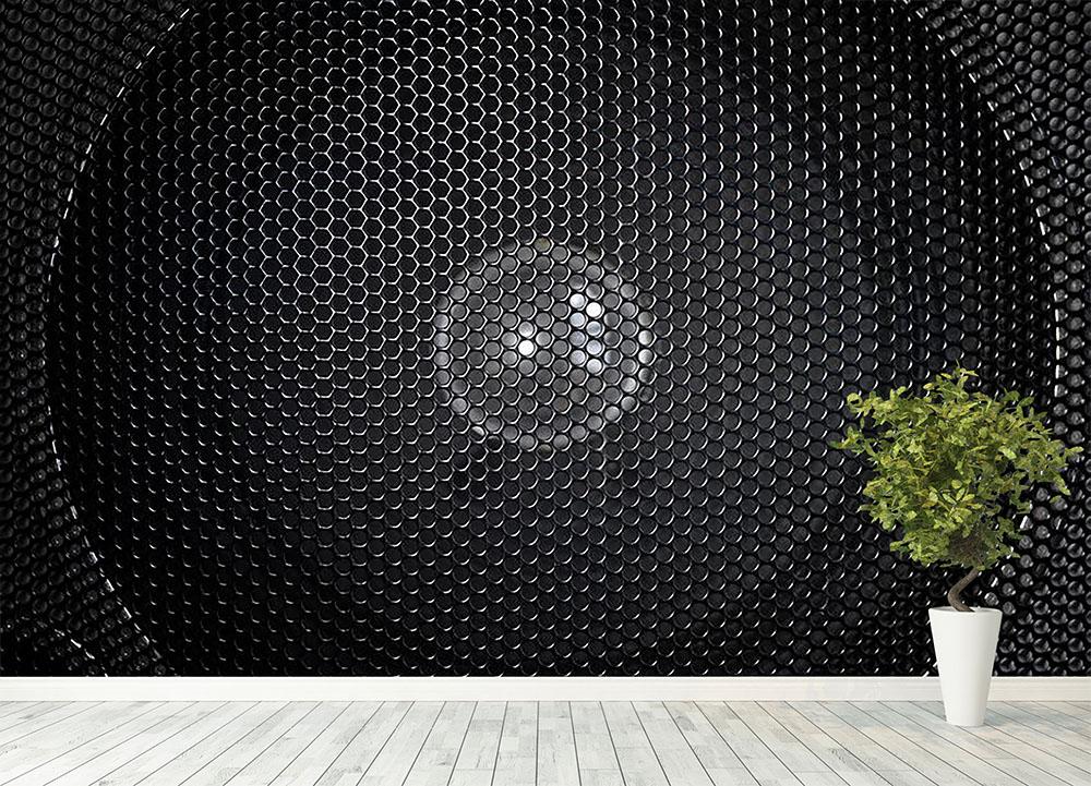 Speaker grill Wall Mural Wallpaper - Canvas Art Rocks - 4