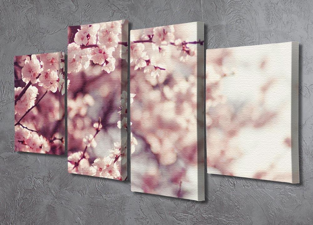 Spring Cherry blossoms 4 Split Panel Canvas - Canvas Art Rocks - 2