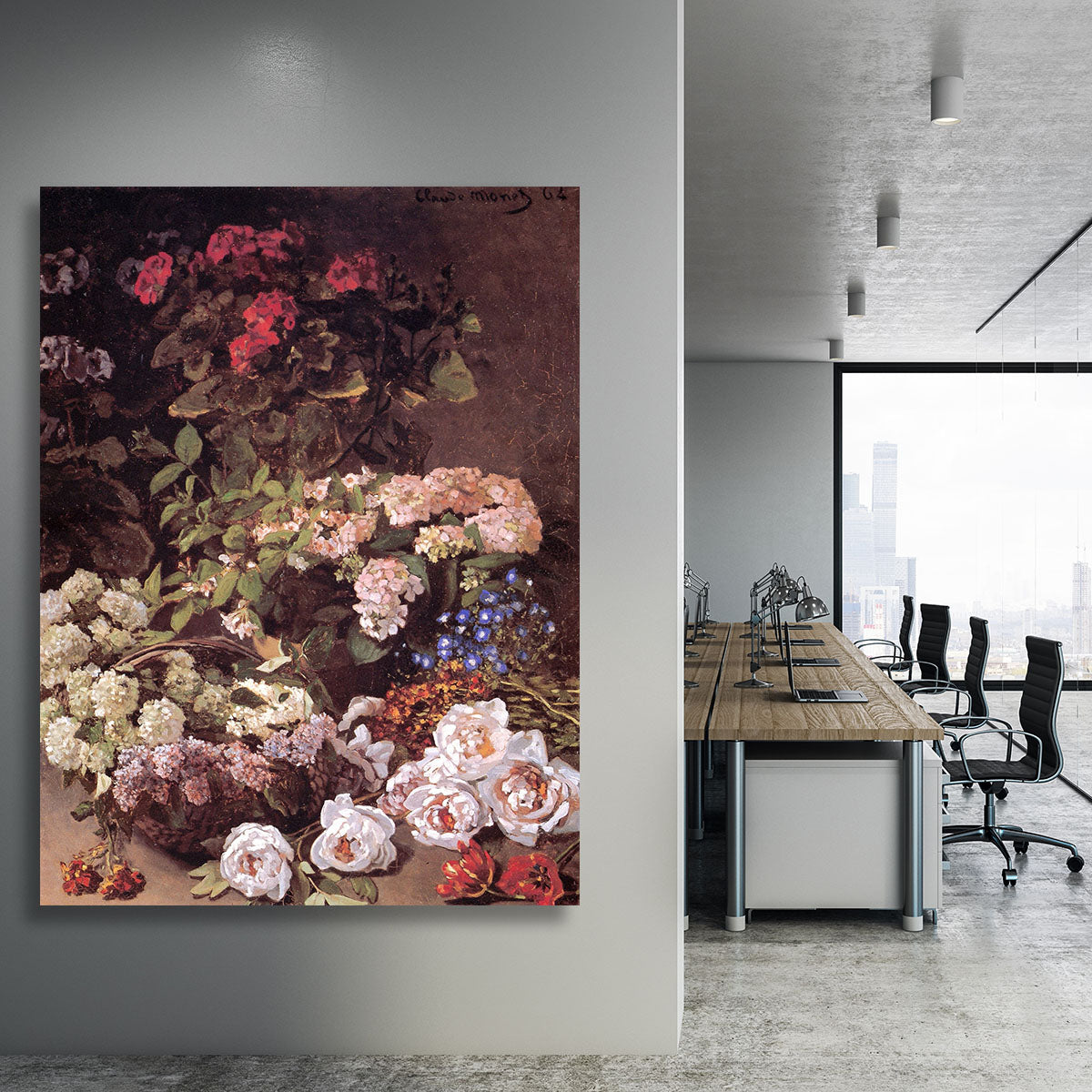 Spring Flowers by Monet Canvas Print or Poster - Canvas Art Rocks - 3