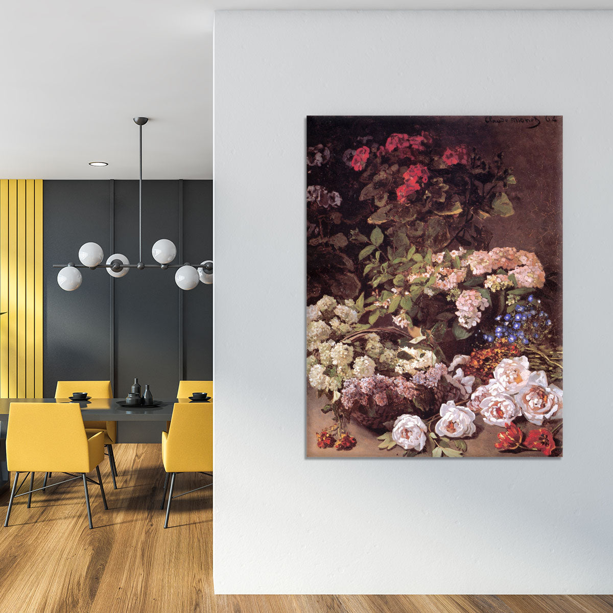 Spring Flowers by Monet Canvas Print or Poster - Canvas Art Rocks - 4