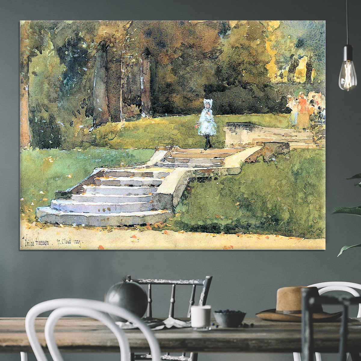 St. Cloud Mn. by Hassam Canvas Print or Poster - Canvas Art Rocks - 3