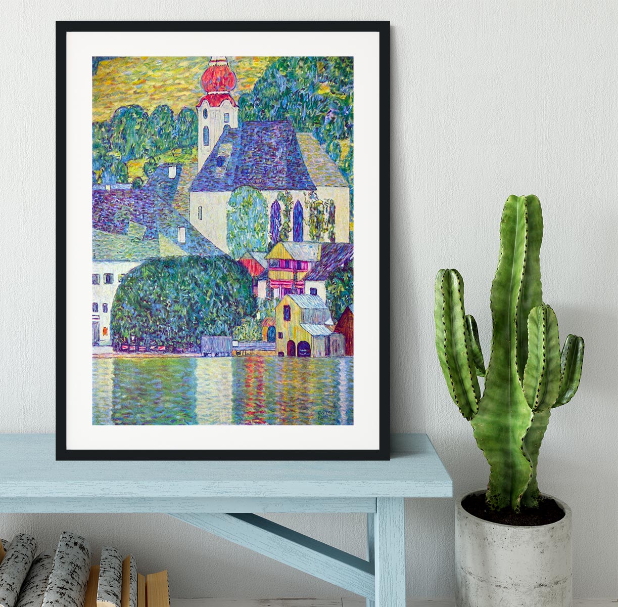 St. Wolfgang Church by Klimt Framed Print - Canvas Art Rocks - 1