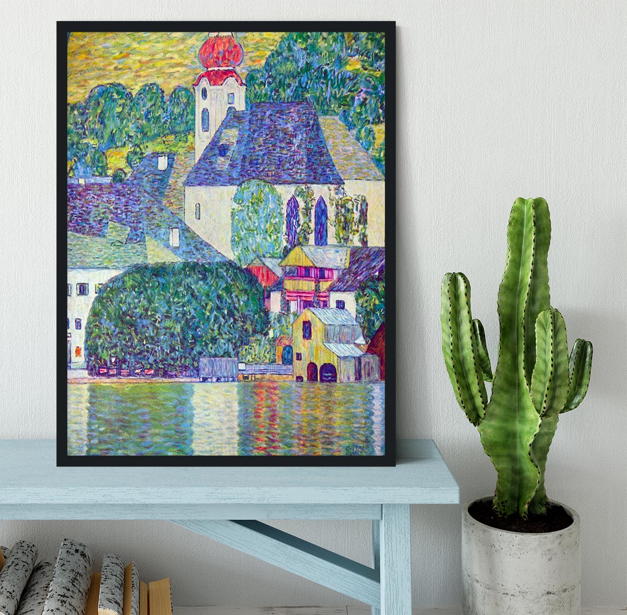 St. Wolfgang Church by Klimt Framed Print - Canvas Art Rocks - 2