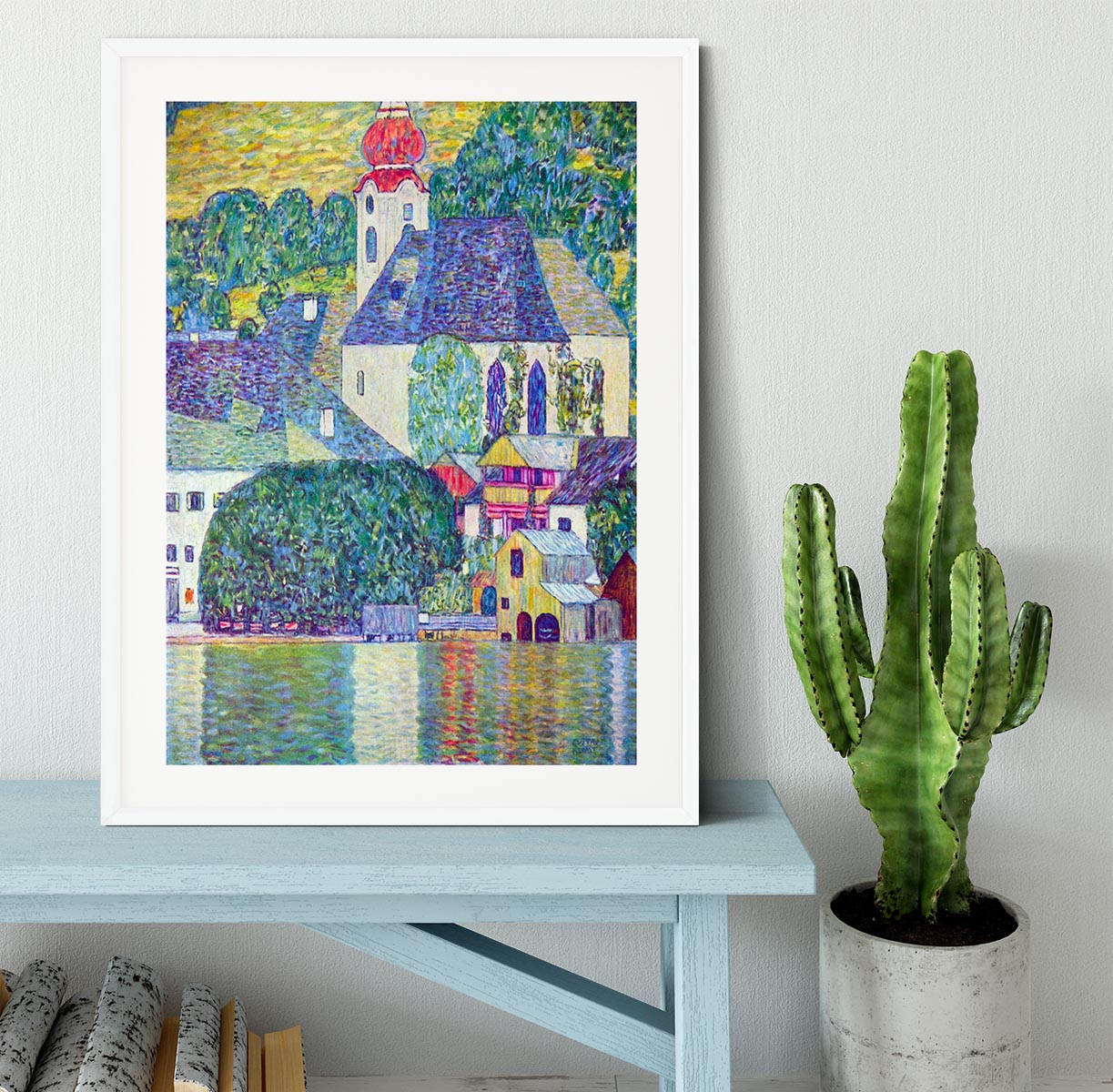 St. Wolfgang Church by Klimt Framed Print - Canvas Art Rocks - 5