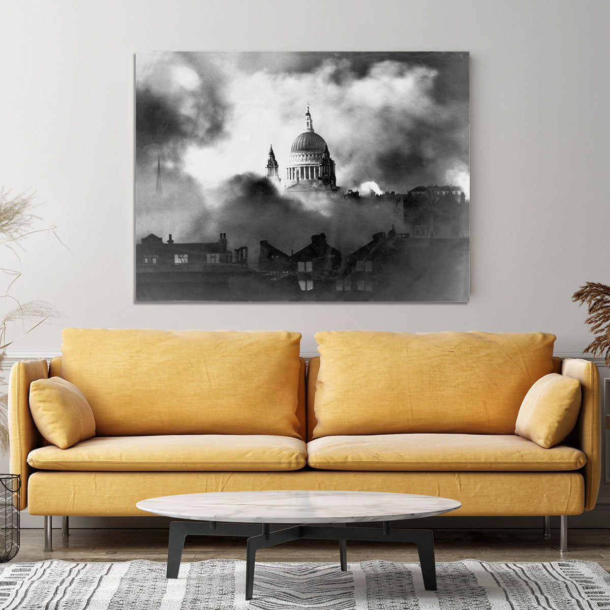 St Pauls Survives Canvas Print or Poster - Canvas Art Rocks - 4