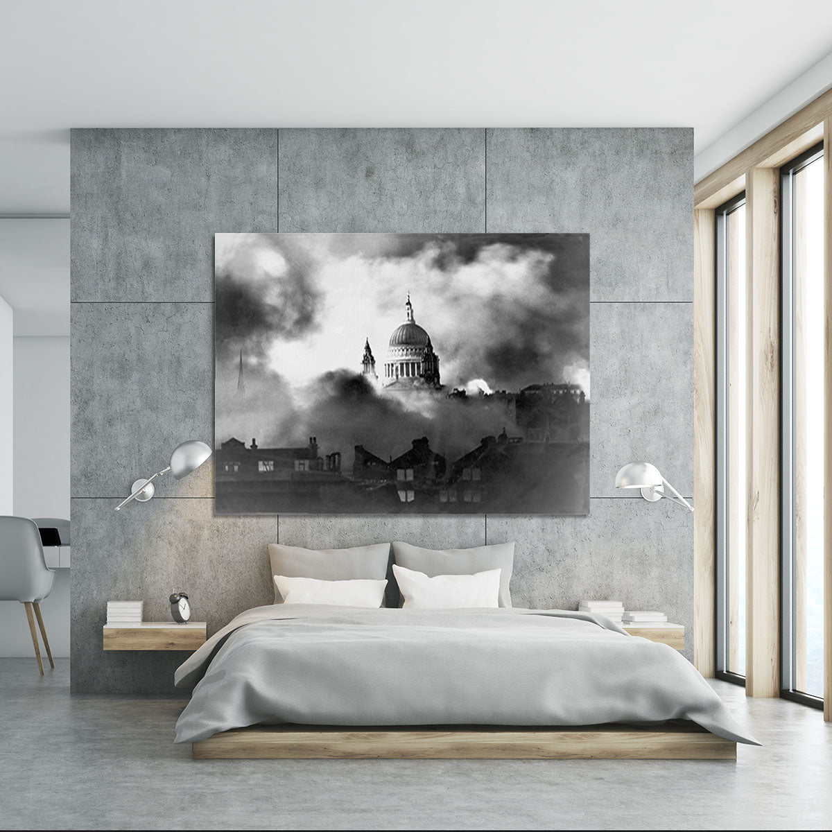 St Pauls Survives Canvas Print or Poster - Canvas Art Rocks - 5