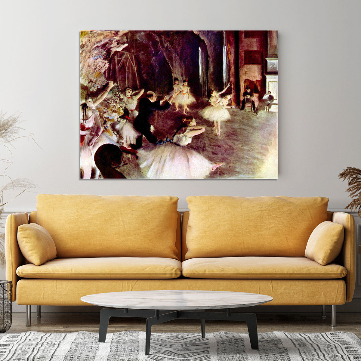 Stage trial by Degas Canvas Print or Poster - Canvas Art Rocks - 4