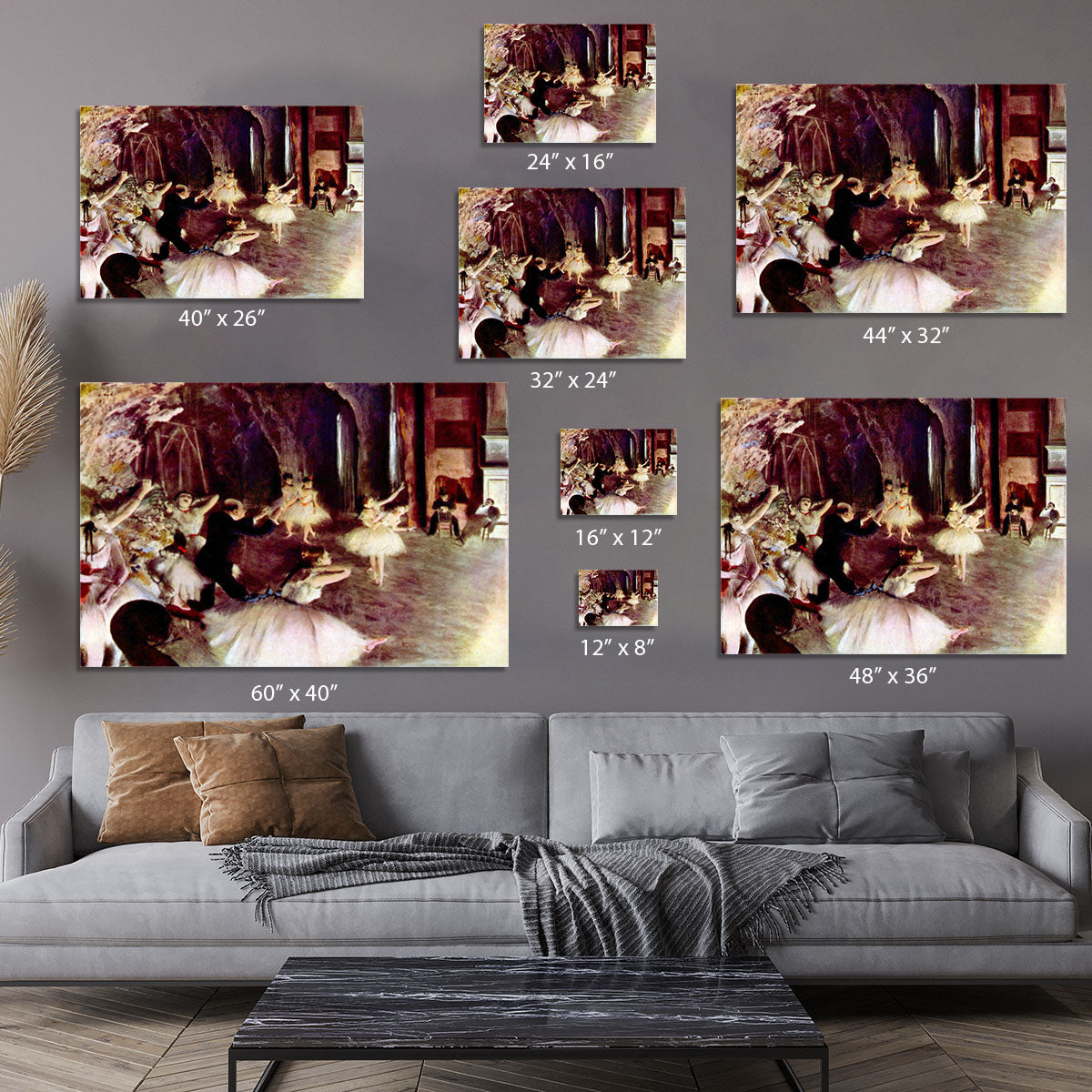 Stage trial by Degas Canvas Print or Poster - Canvas Art Rocks - 7