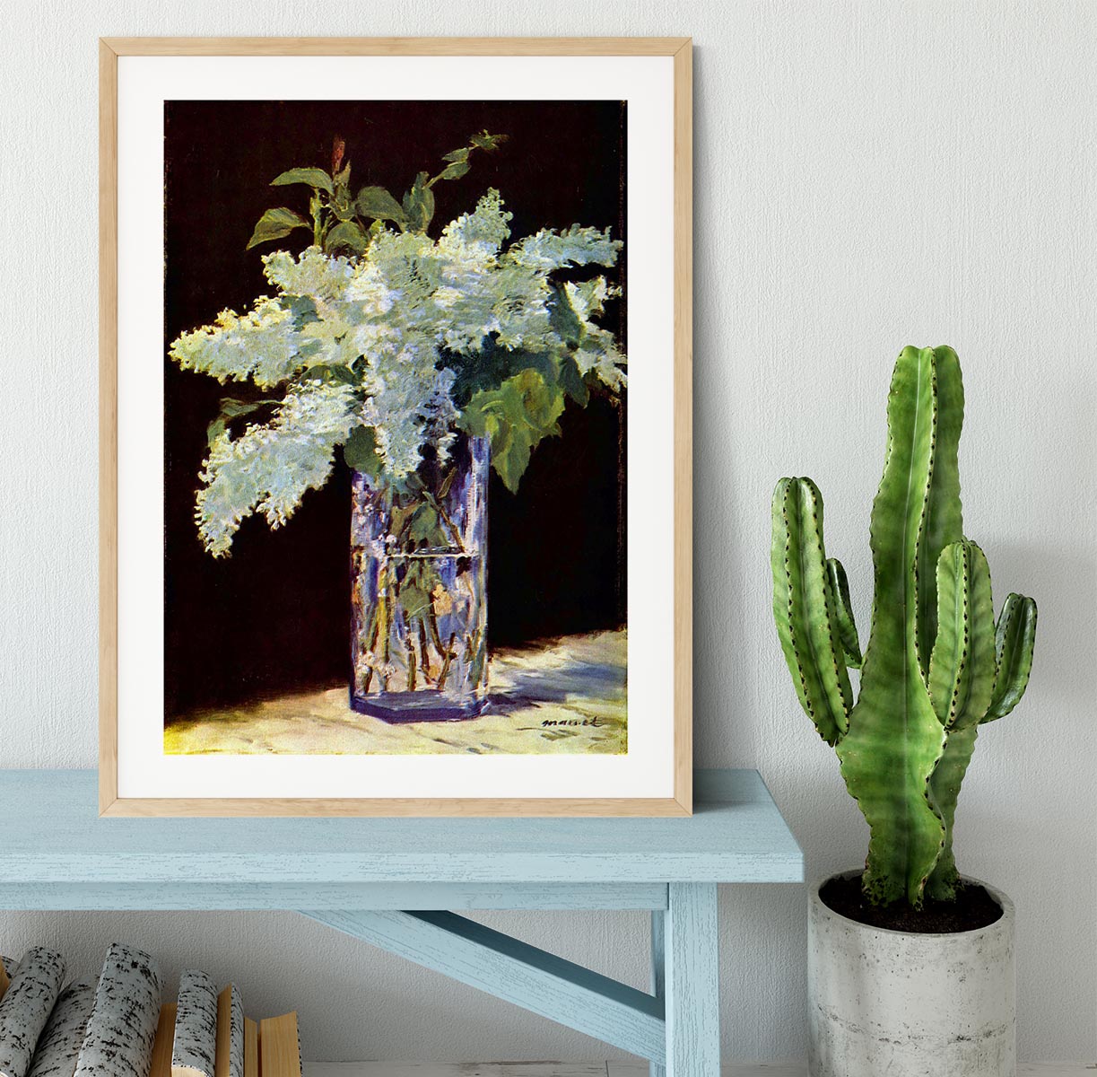 Still Life by Manet Framed Print - Canvas Art Rocks - 3