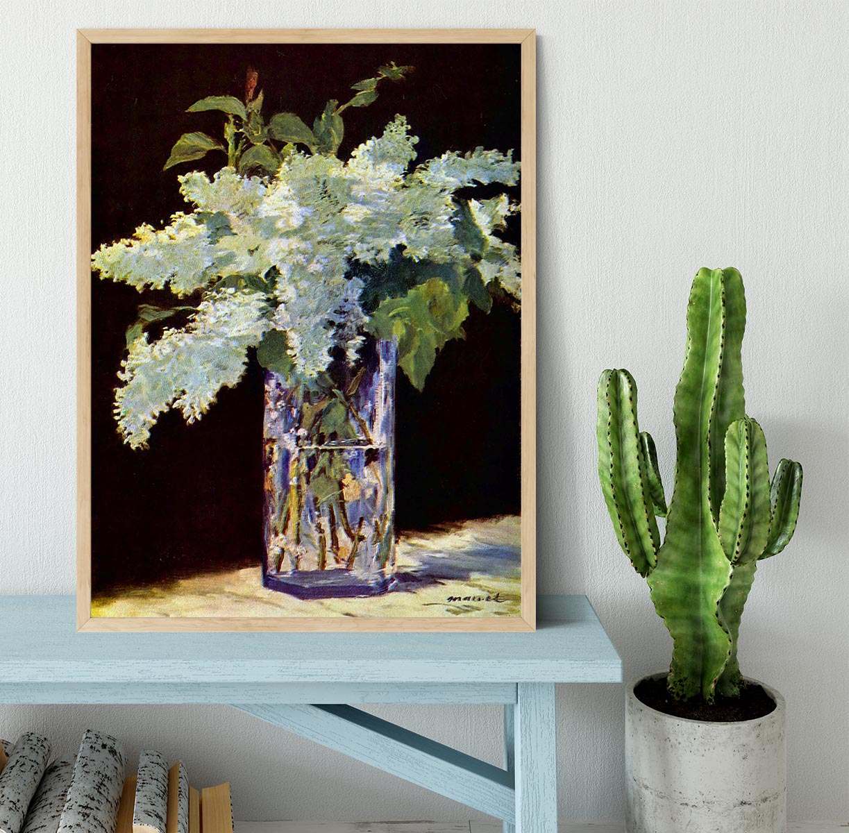 Still Life by Manet Framed Print - Canvas Art Rocks - 4