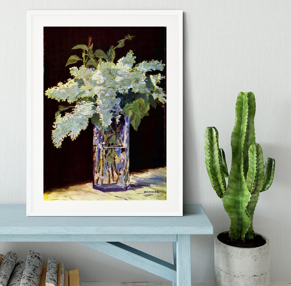 Still Life by Manet Framed Print - Canvas Art Rocks - 5