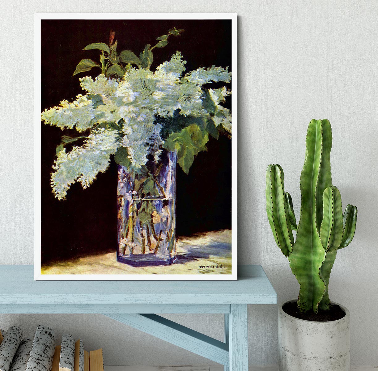 Still Life by Manet Framed Print - Canvas Art Rocks -6