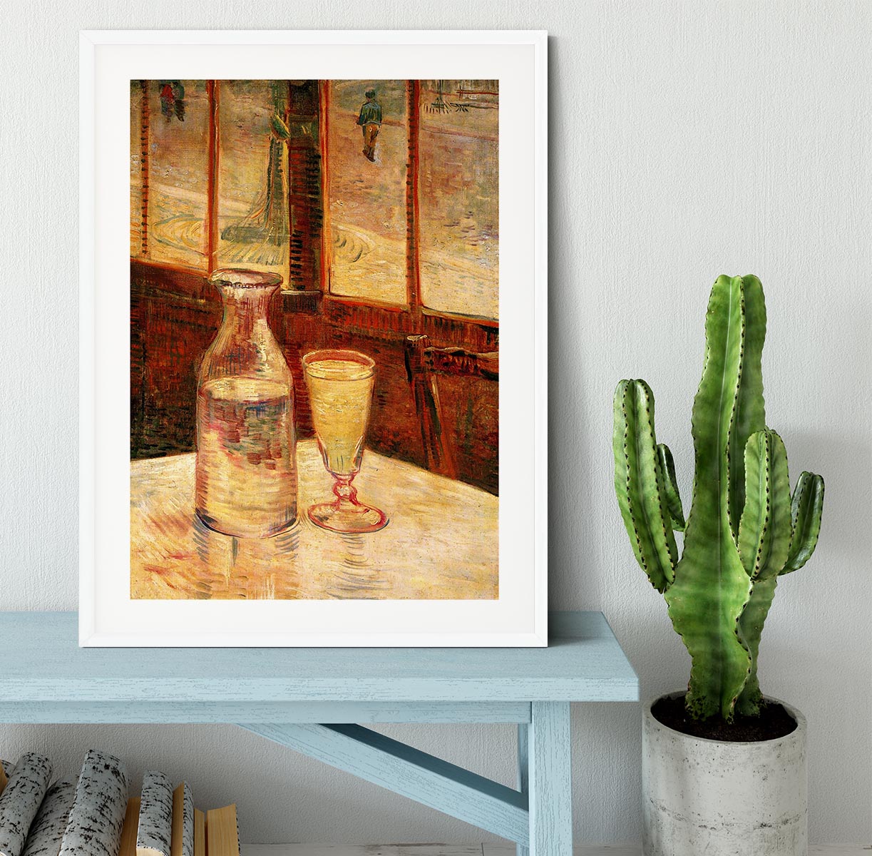 Still Life with Absinthe by Van Gogh Framed Print - Canvas Art Rocks - 5