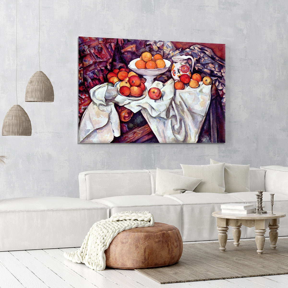 Still Life with Apples and Oranges by Cezanne Canvas Print or Poster - Canvas Art Rocks - 6