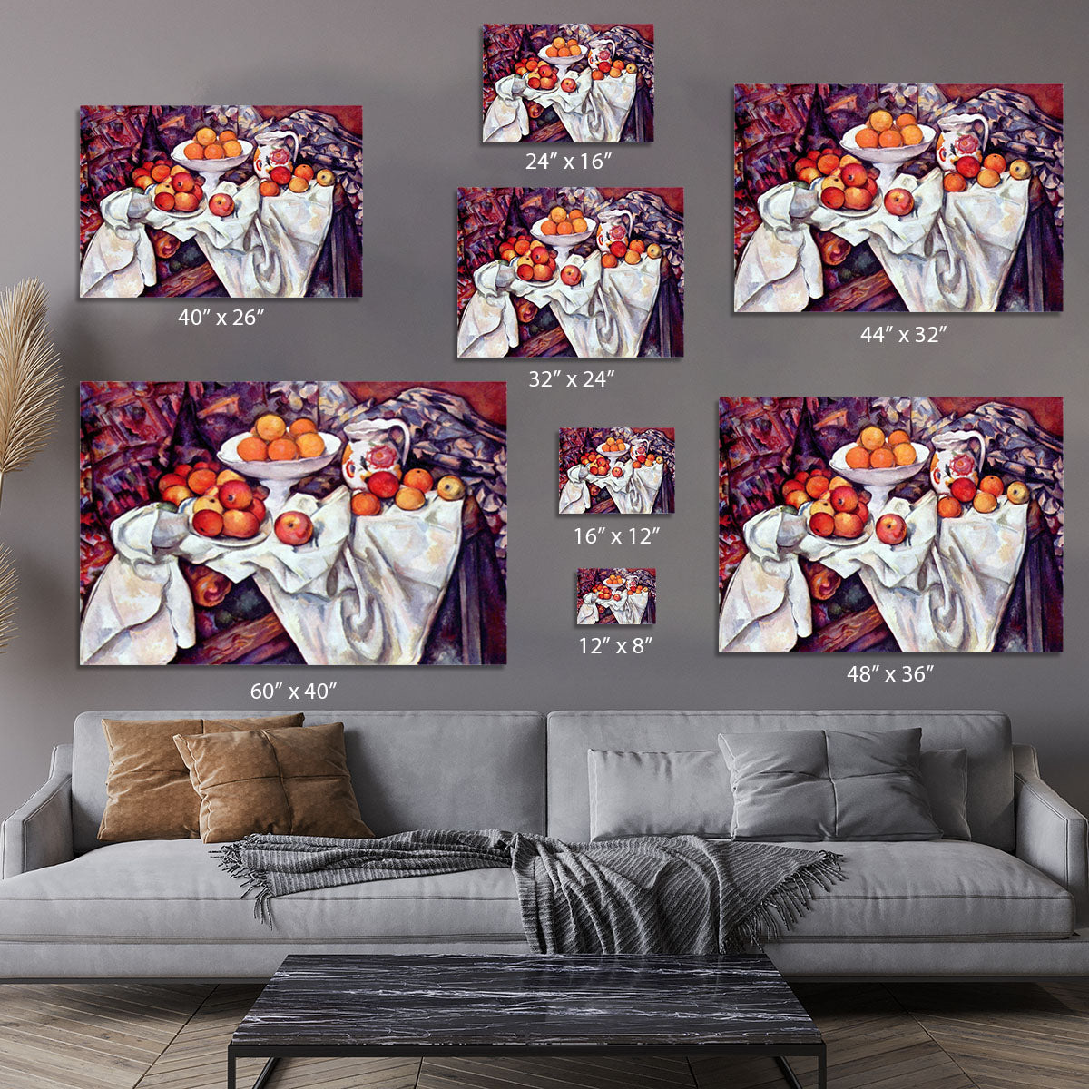 Still Life with Apples and Oranges by Cezanne Canvas Print or Poster - Canvas Art Rocks - 7