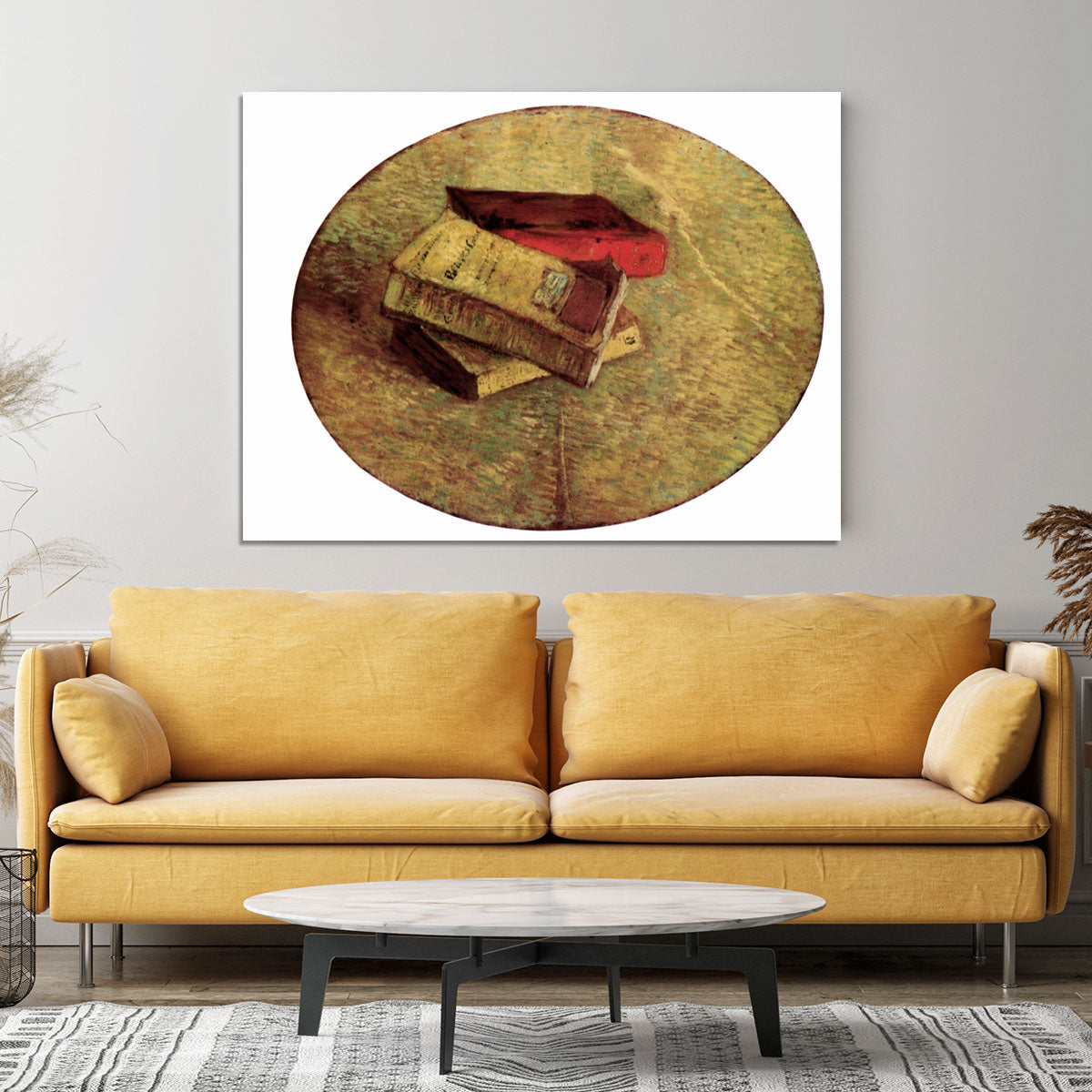 Still Life with Three Books by Van Gogh Canvas Print or Poster - Canvas Art Rocks - 4