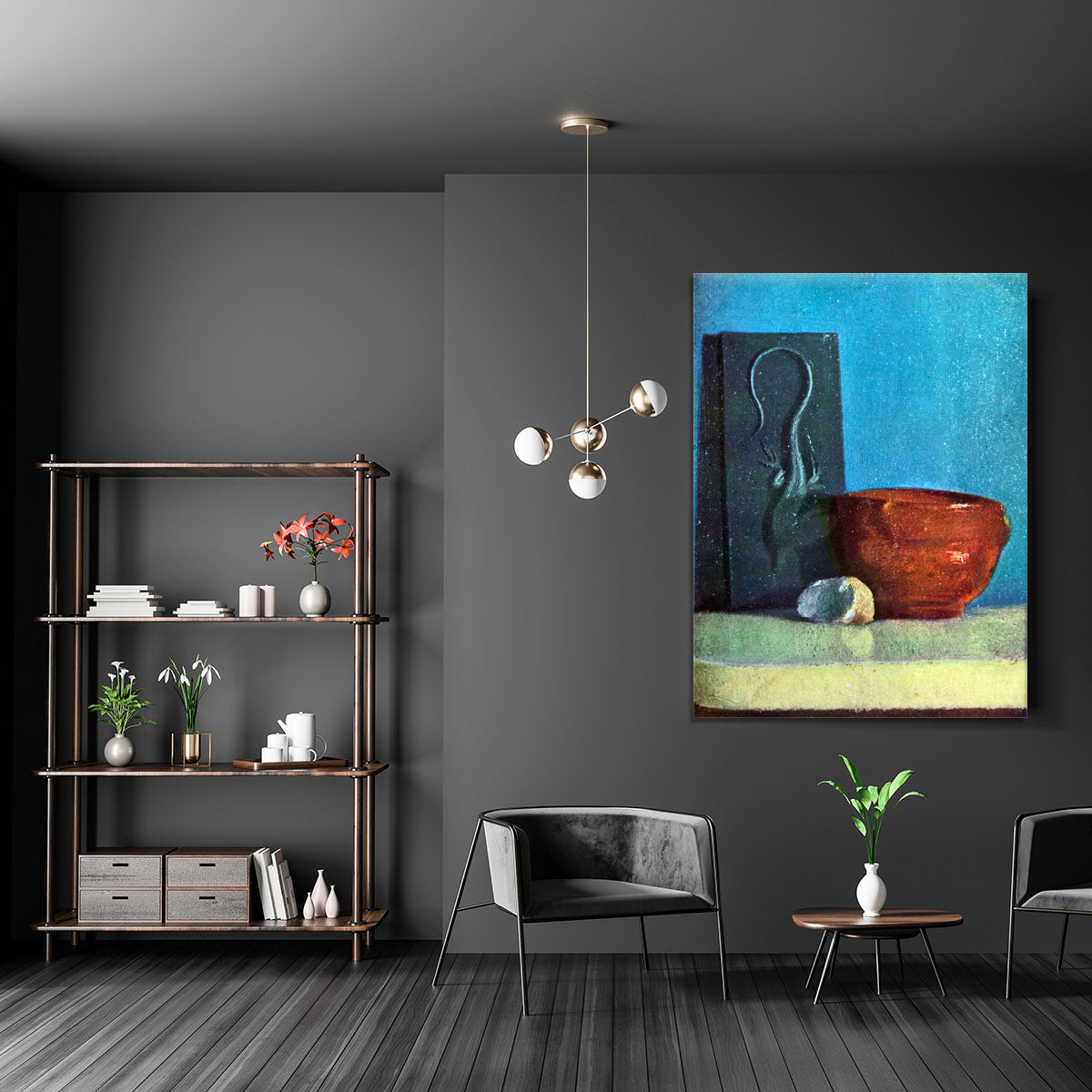 Still Life with lizard by Degas Canvas Print or Poster - Canvas Art Rocks - 5