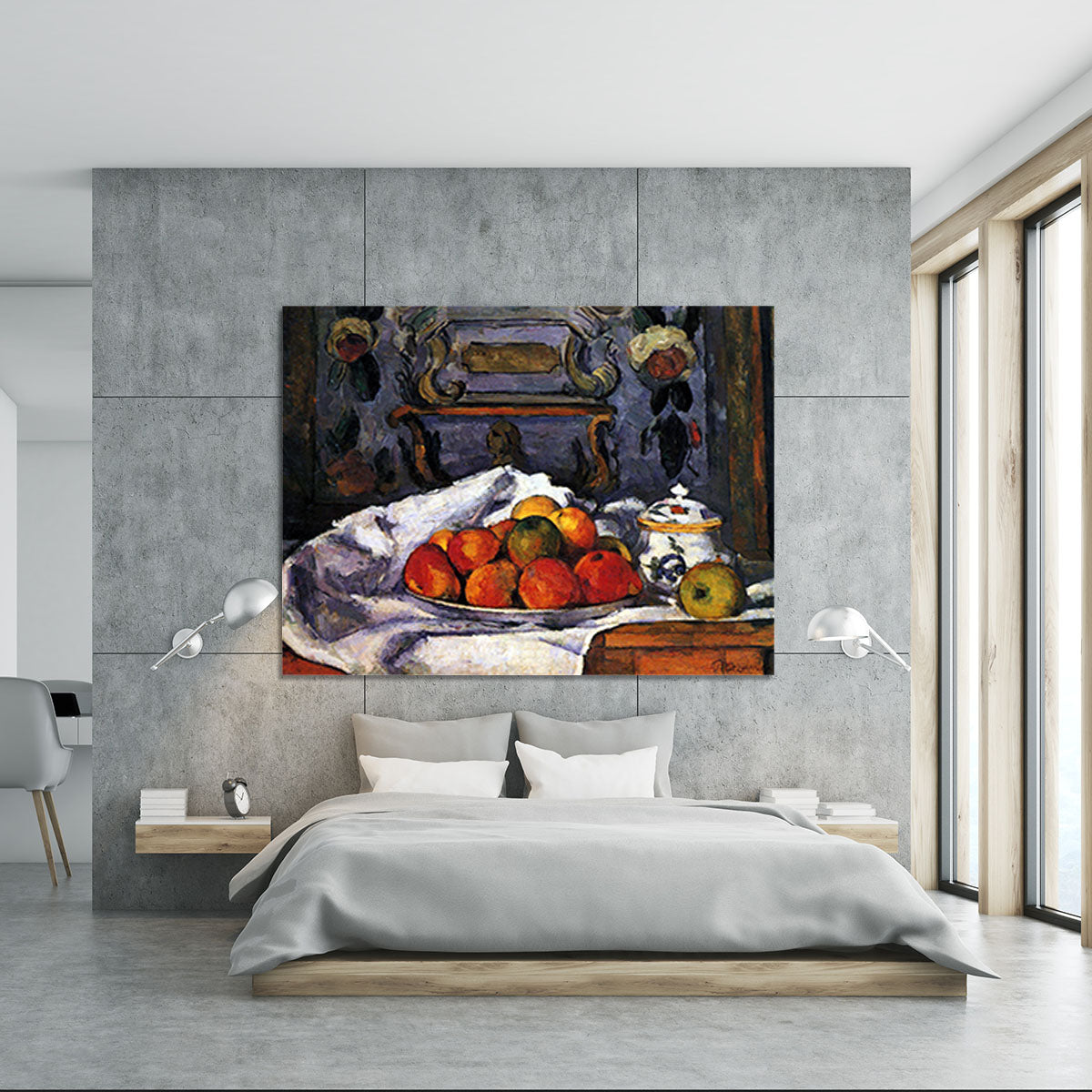 Still life bowl of apples by Cezanne Canvas Print or Poster - Canvas Art Rocks - 5