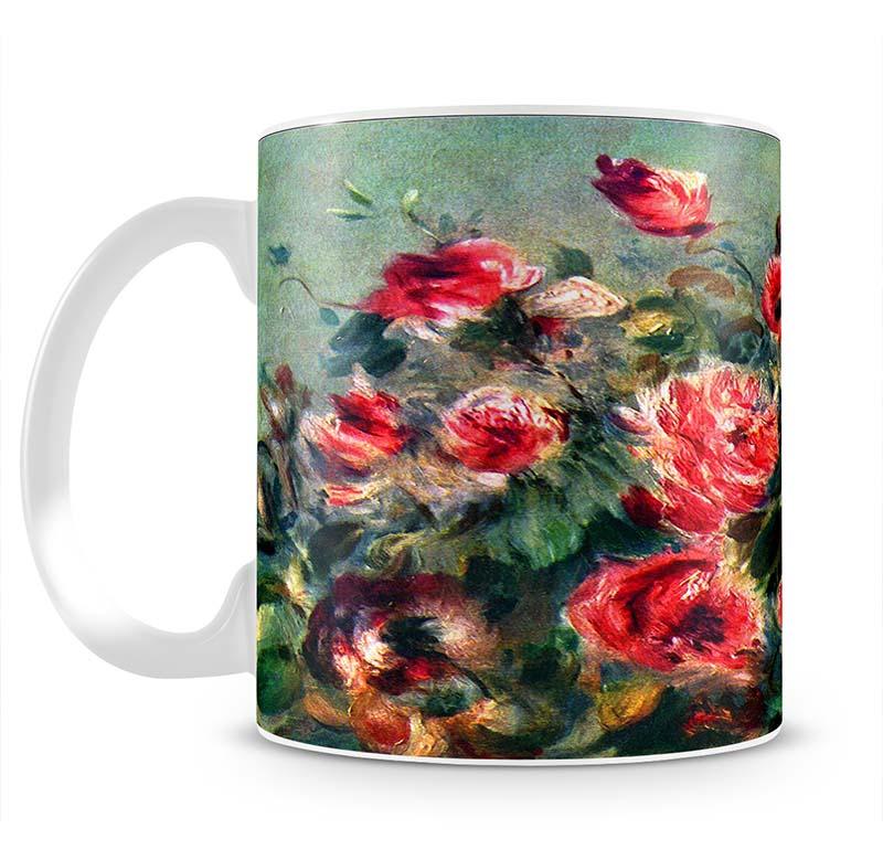 Still life roses of Vargemont by Renoir Mug - Canvas Art Rocks - 2