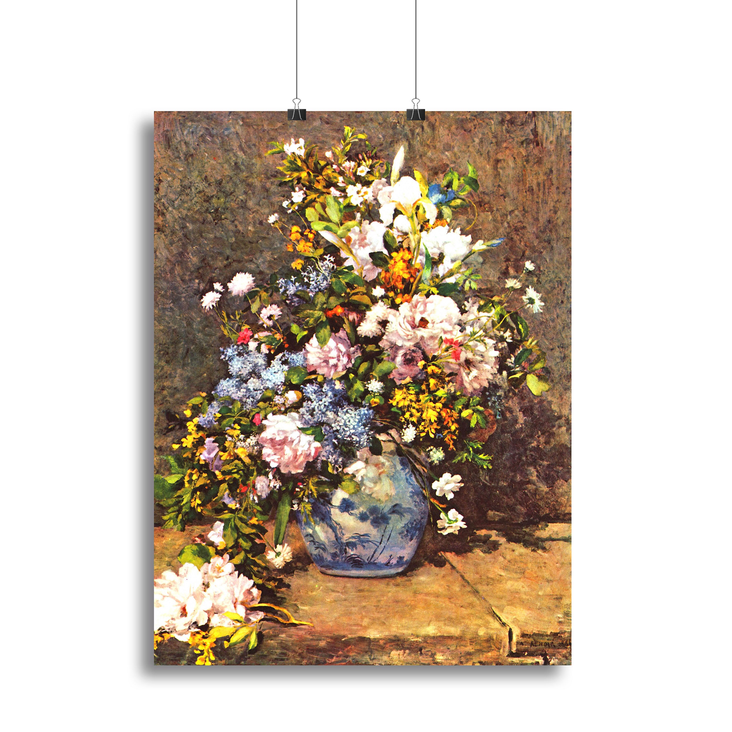 Still life with large vase by Renoir Canvas Print or Poster - Canvas Art Rocks - 2