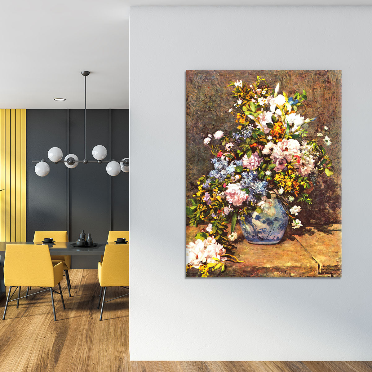 Still life with large vase by Renoir Canvas Print or Poster - Canvas Art Rocks - 4