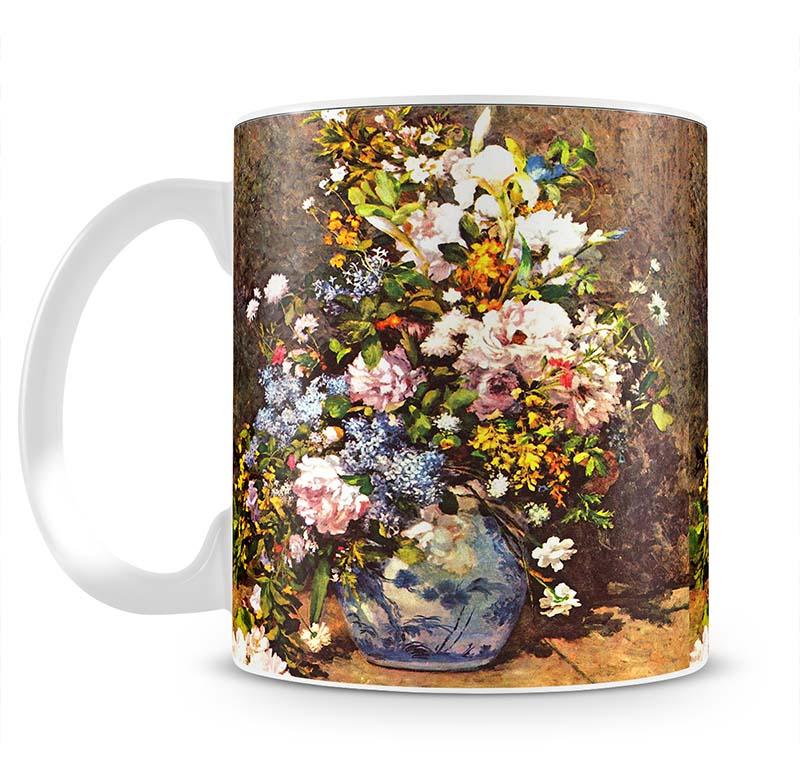 Still life with large vase by Renoir Mug - Canvas Art Rocks - 2