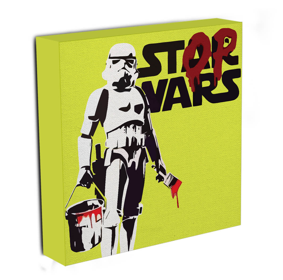 Banksy Stop Wars Star Wars Canvas Print & Poster - Canvas Art Rocks