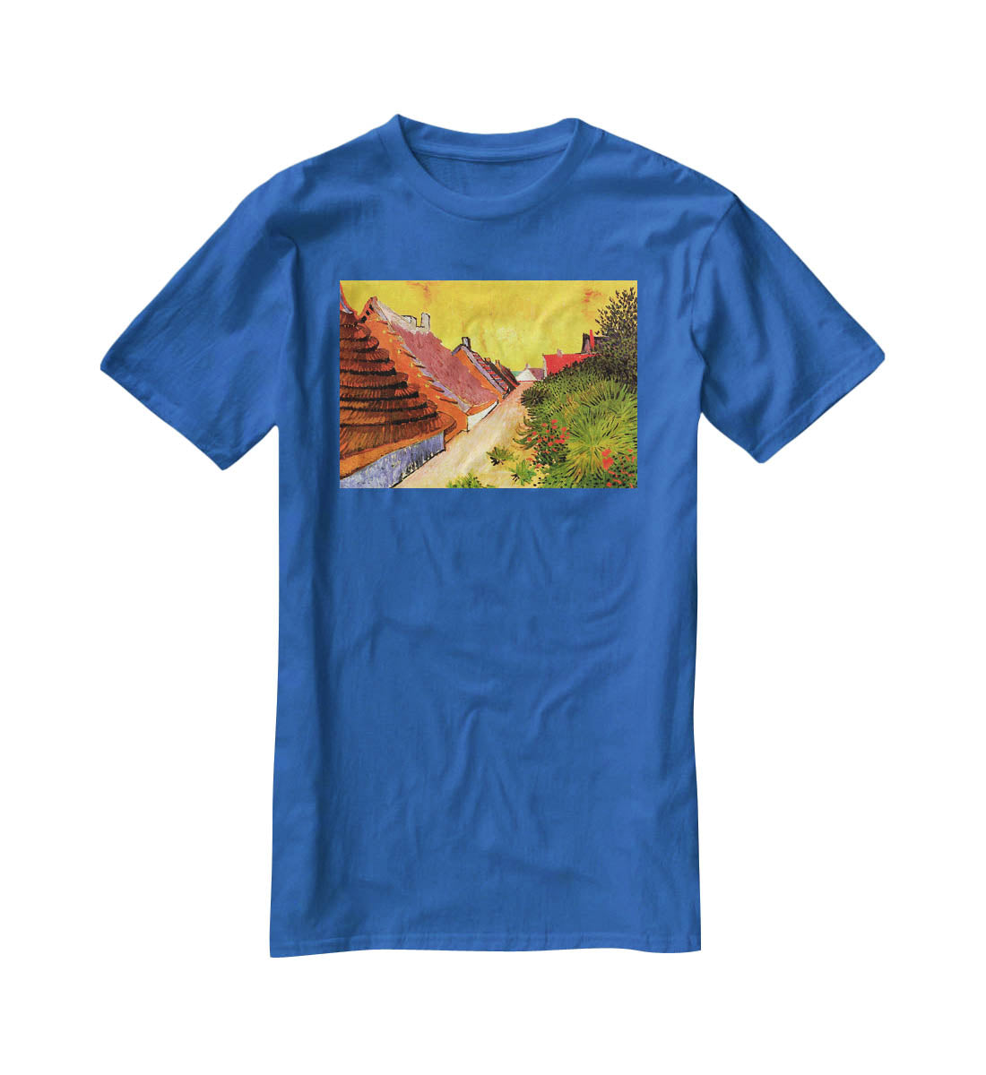 Street in Saintes-Maries by Van Gogh T-Shirt - Canvas Art Rocks - 2