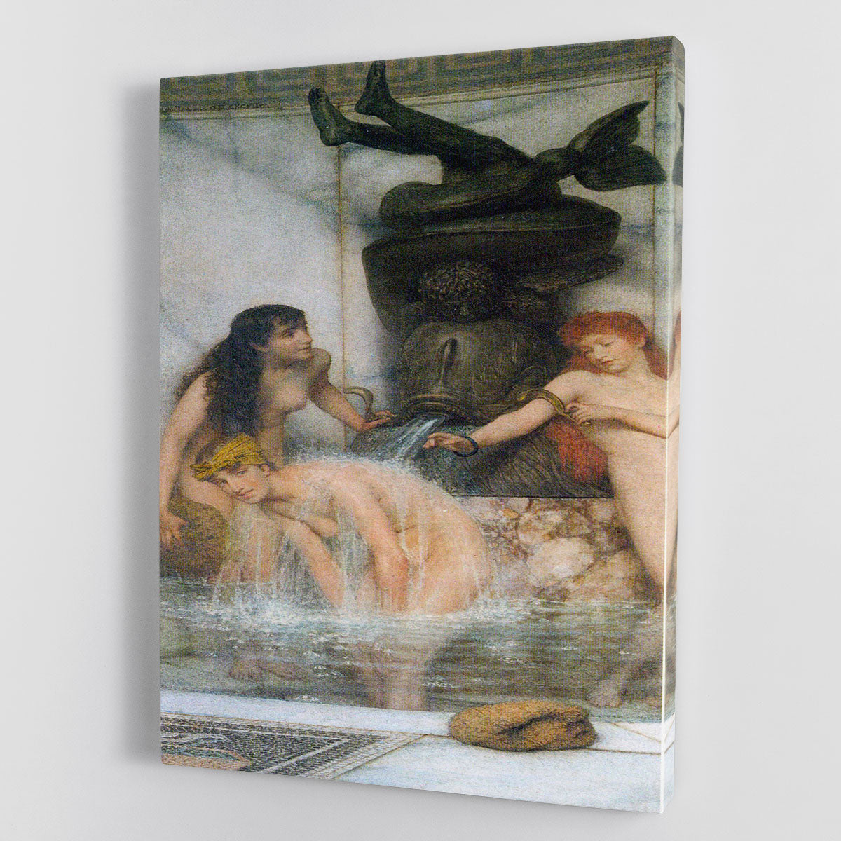Strigilis and sponges by Alma Tadema Canvas Print or Poster - Canvas Art Rocks - 1