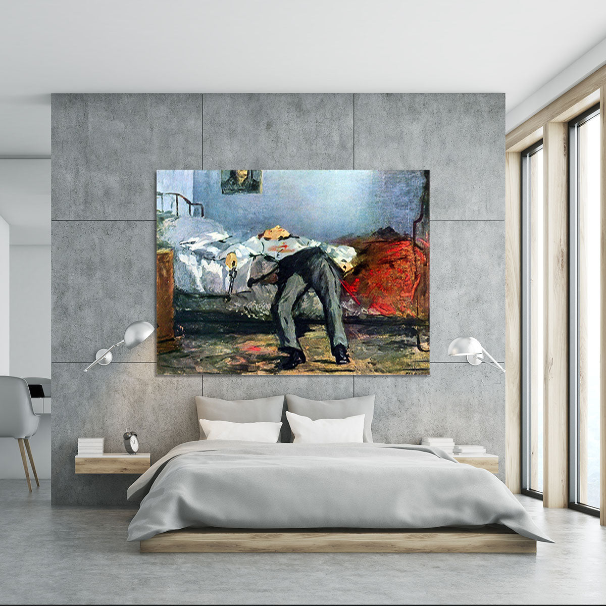 Suicide by Manet Canvas Print or Poster - Canvas Art Rocks - 5